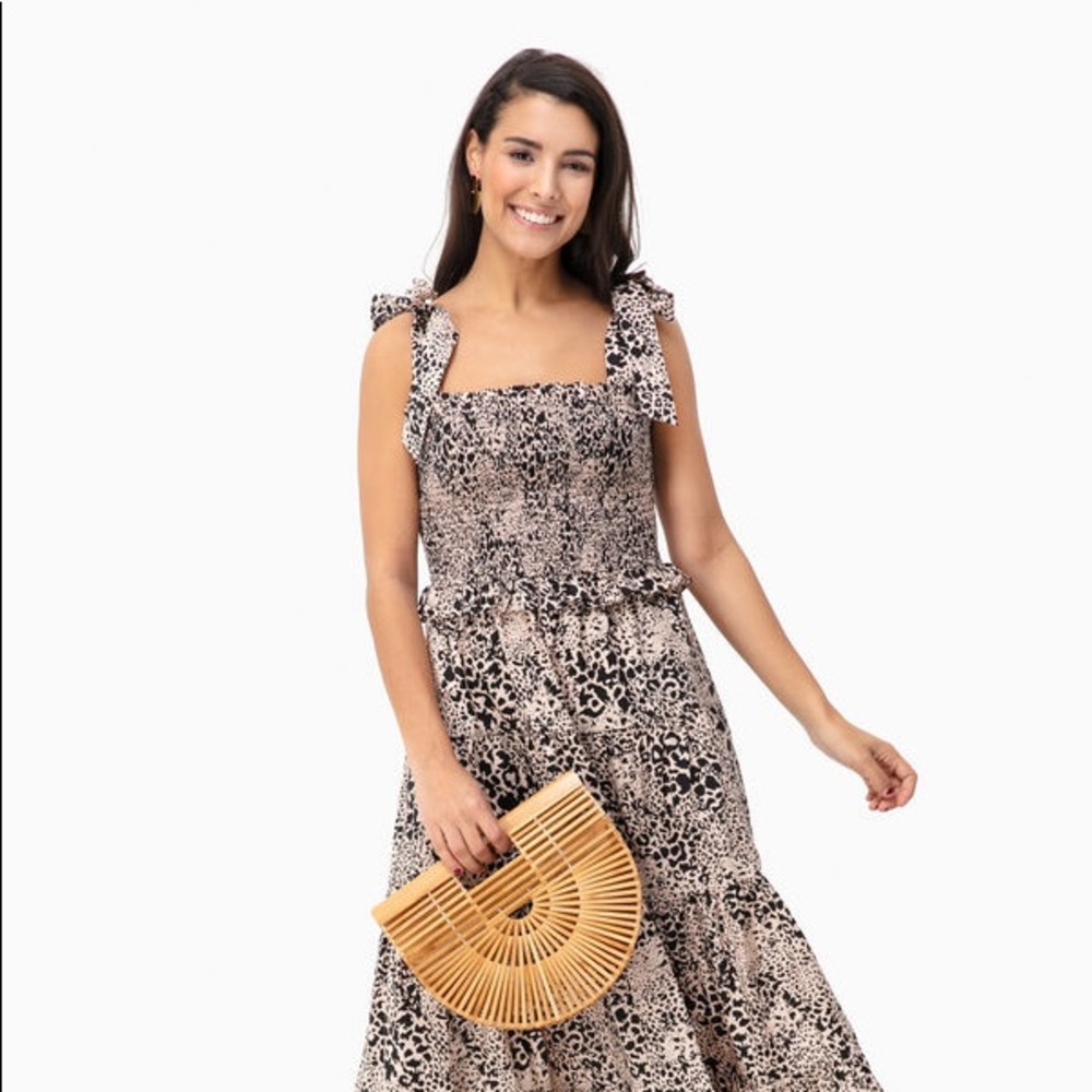 ⬇️ LAST CHANCE Rebecca Taylor Leopard Smock Dress